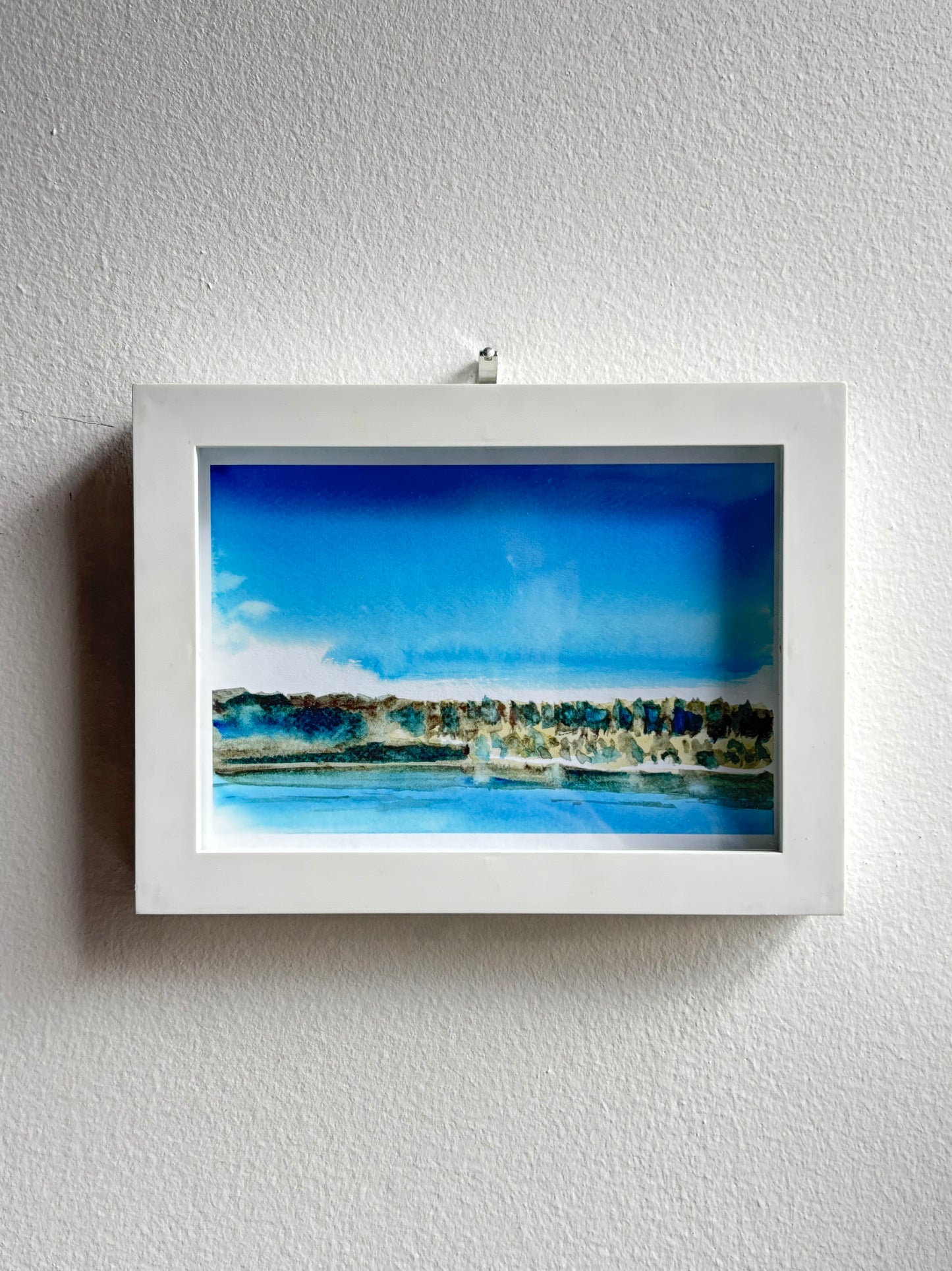 Palisades Solace, NYC, watercolor painting