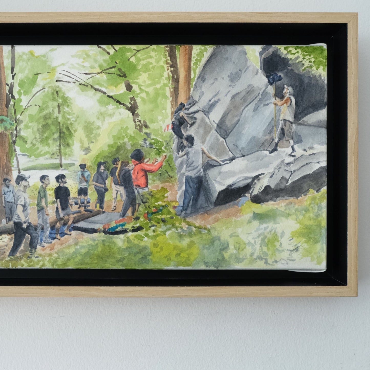 Climbing Sherman Boulders, Fort Tryon Park