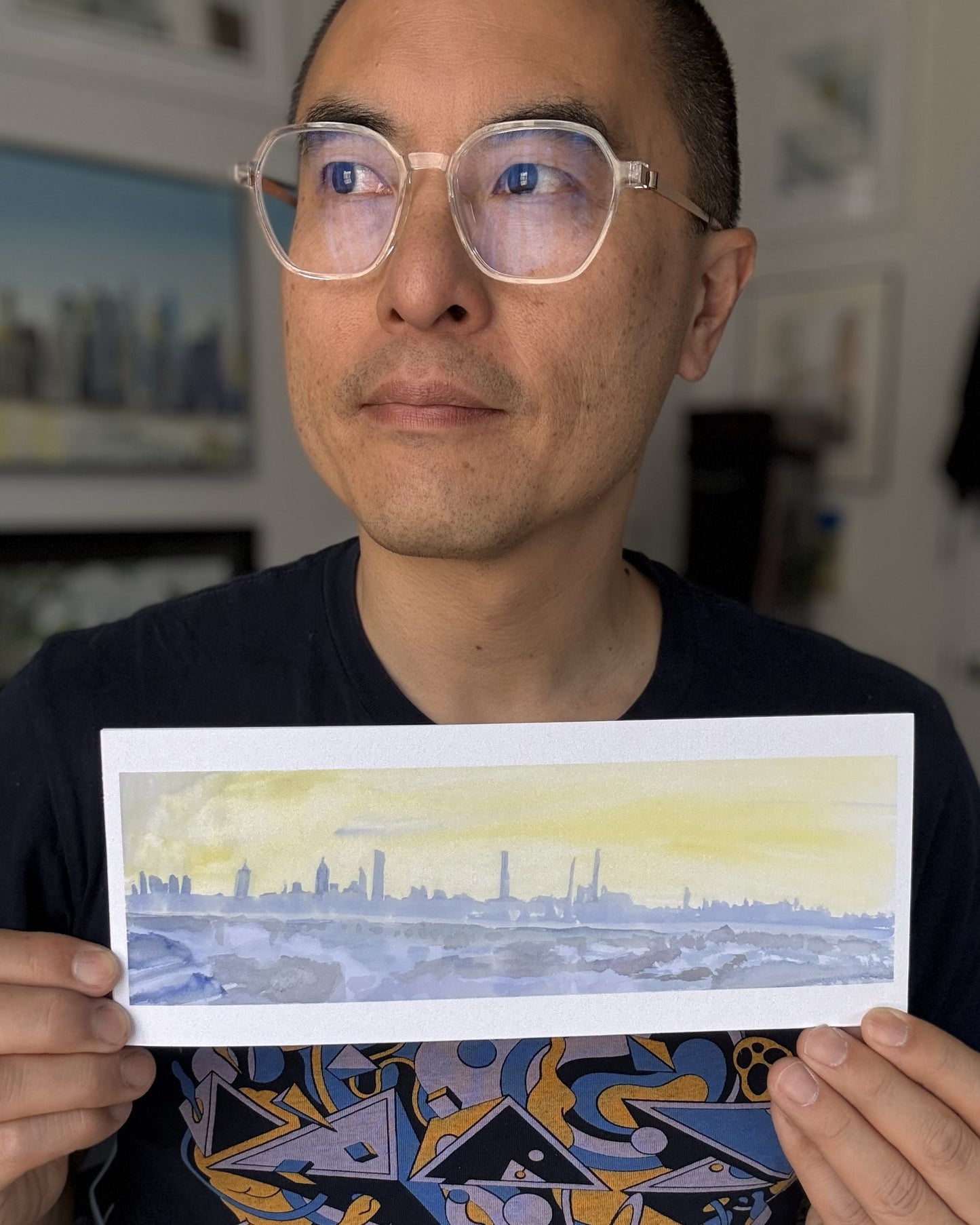 Manhattan from Flushing, Skyline