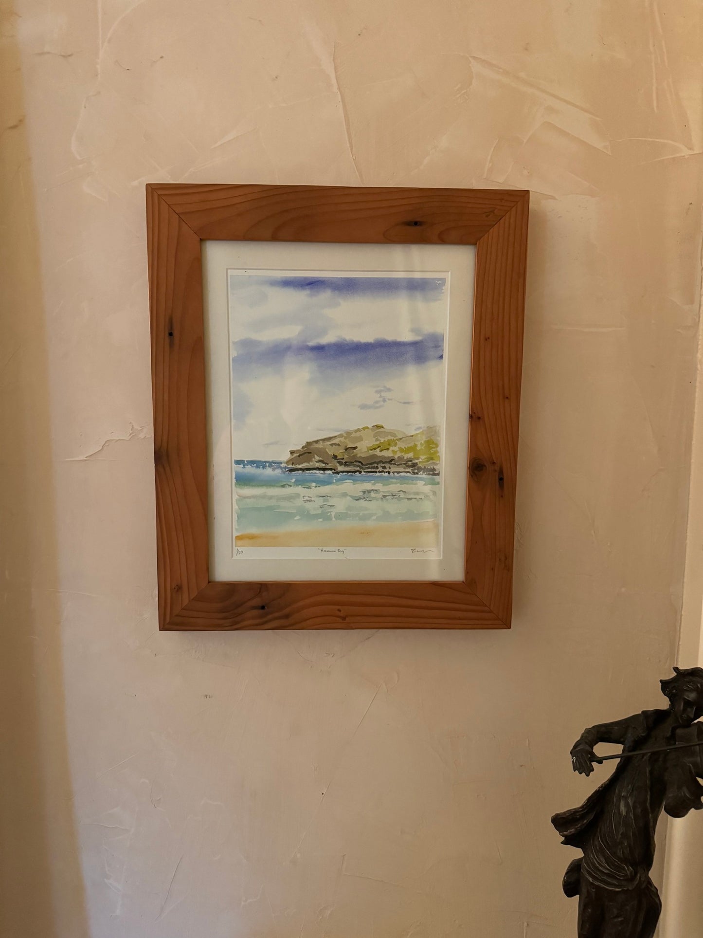 Hanauma Bay, Oahu, Watercolor, Plein Air