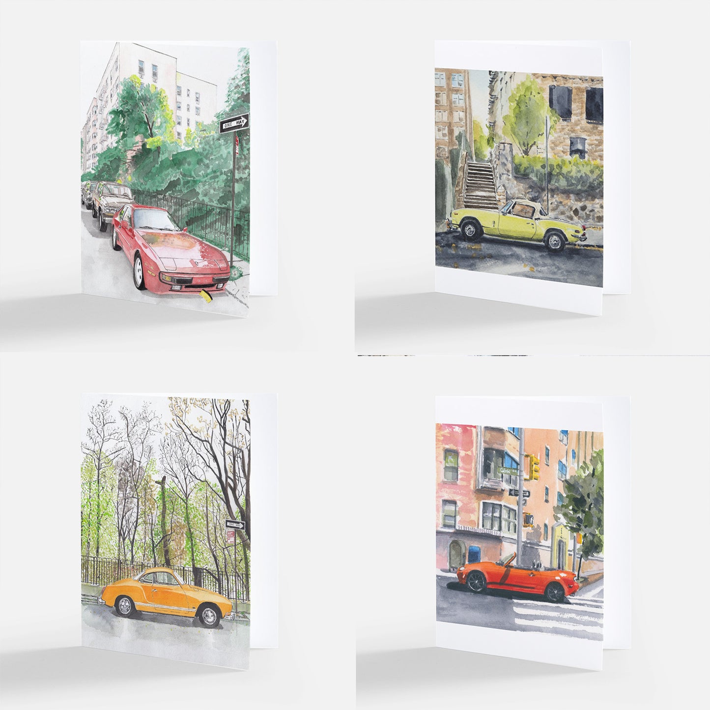Notecards - Uptown Wheels (8-pack)