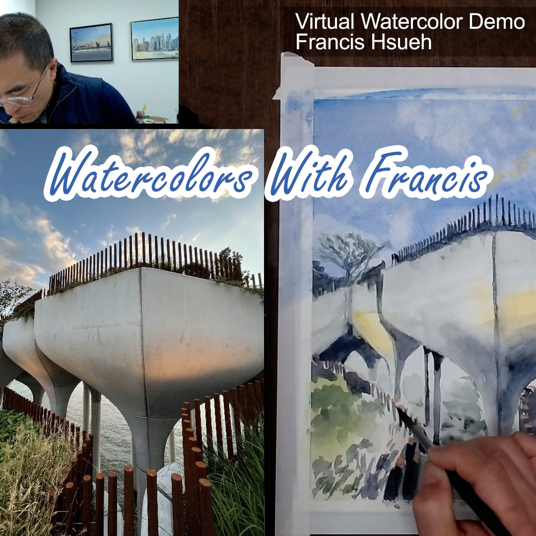 Watercolors With Francis (Virtual Demo)