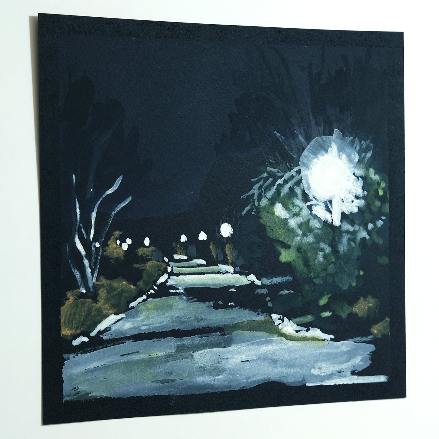 Fort Tryon Park Entrance, Night Scene, Path