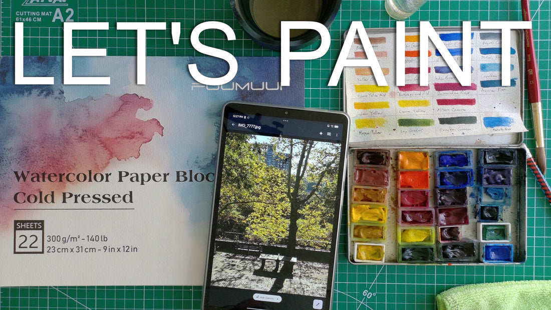 Fuumuui Watercolor Paper (Live Demo)