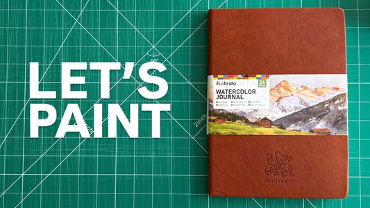 Trying the New Flunbrato Watercolor Journal