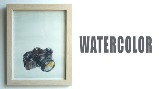 Realistic Vintage Camera Watercolor Painting | Full Demo