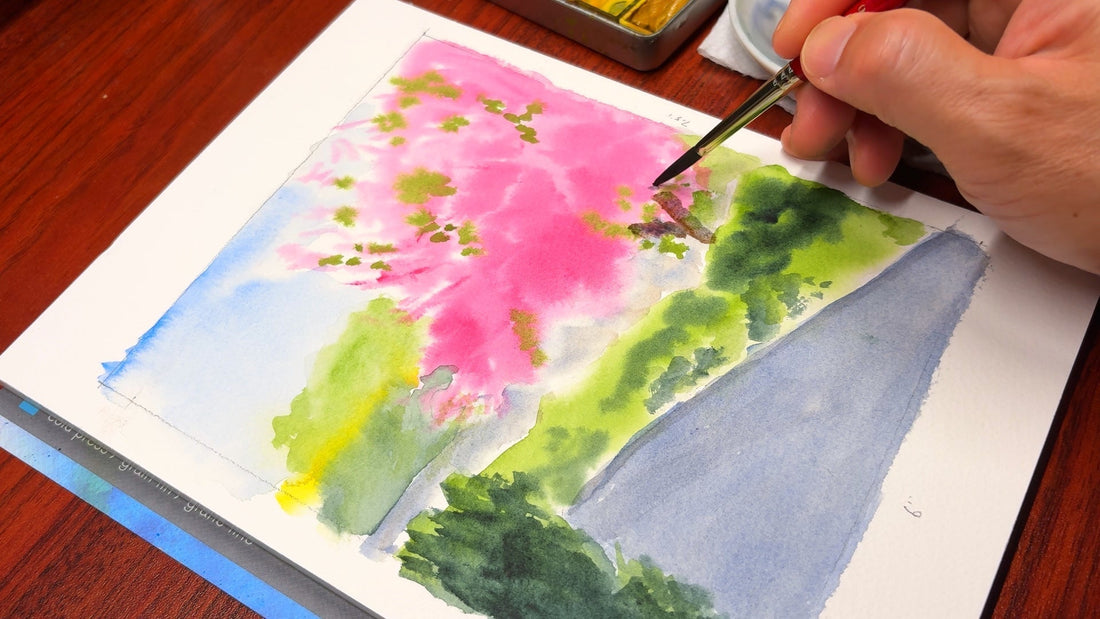 Testing a Winsor & Newton Professional Watercolor Block