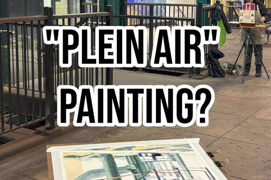 Plein Air or "Train Air"