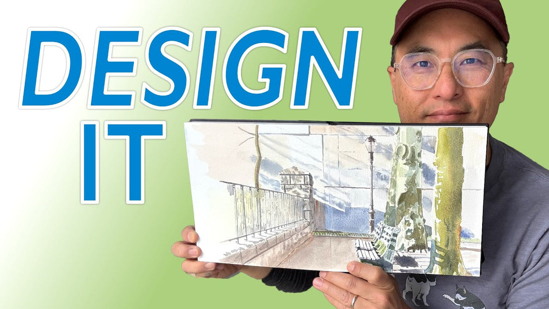 How I Designed My Latest Painting (Luchetti Sketchbook)