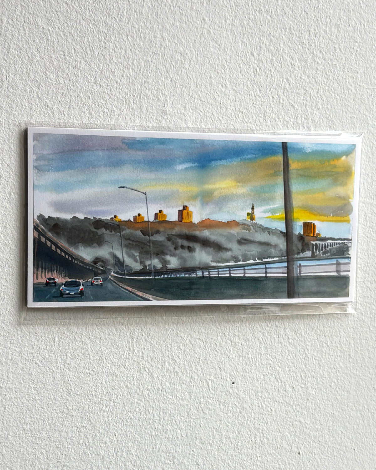 Harlem River Drive, watercolor painting