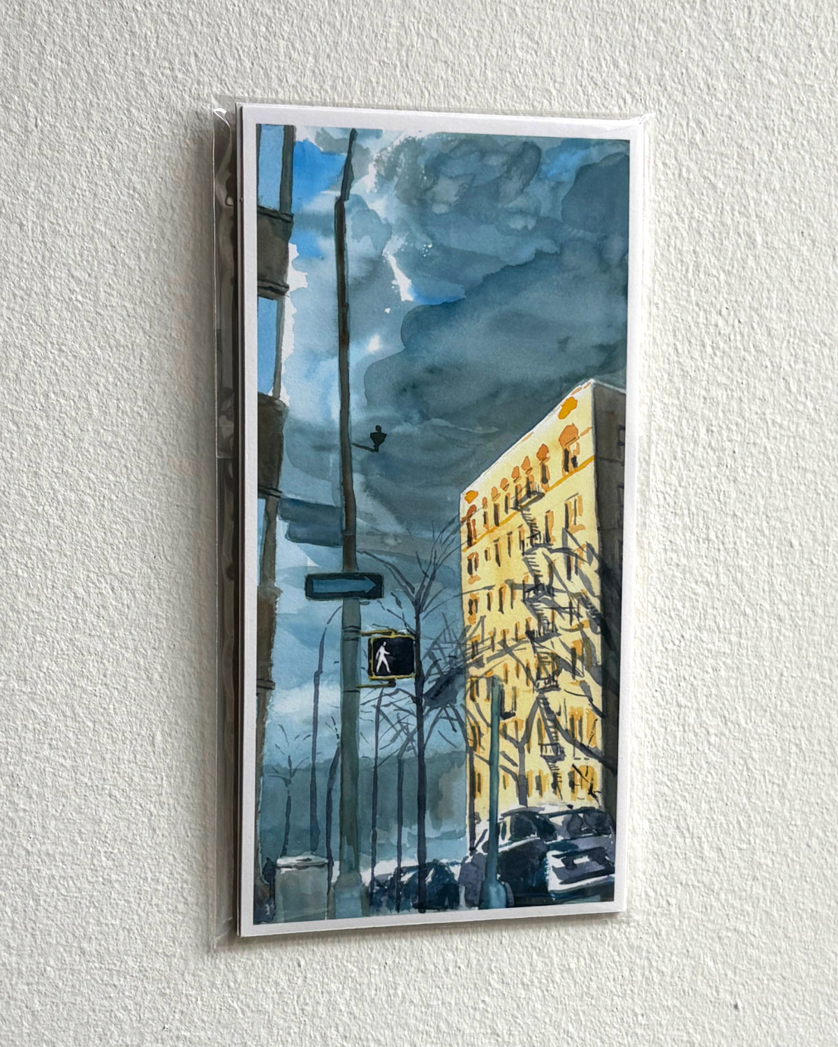 Golden Hour Chittenden, Palisades, watercolor painting