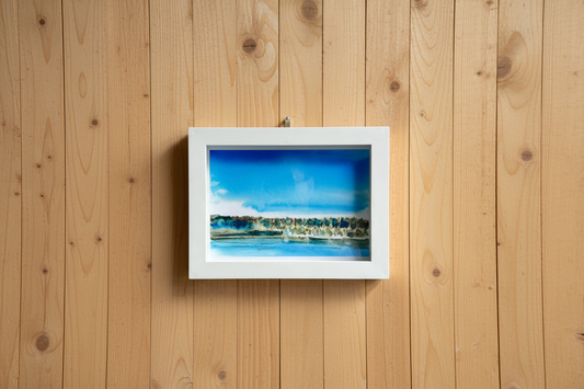 Palisades Solace, NYC, watercolor painting