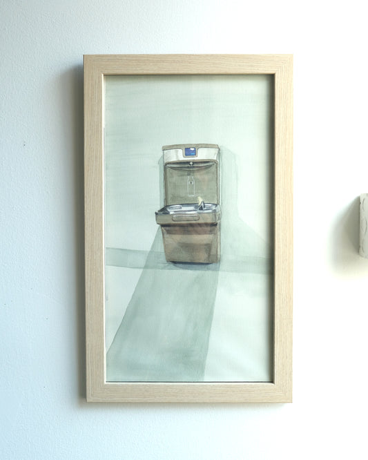 Elkay Bottle Filling Station, watercolor painting