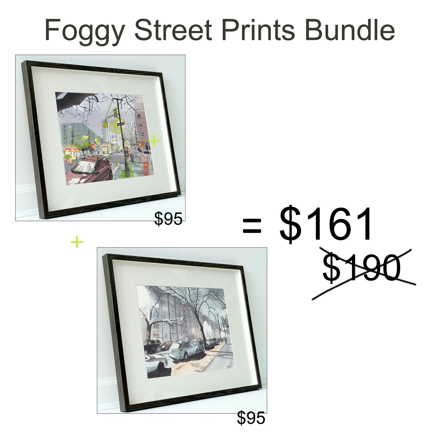 Foggy Street Print Bundle