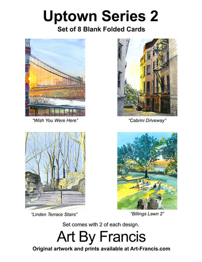 Notecards - Uptown Series 2 (8-pack)