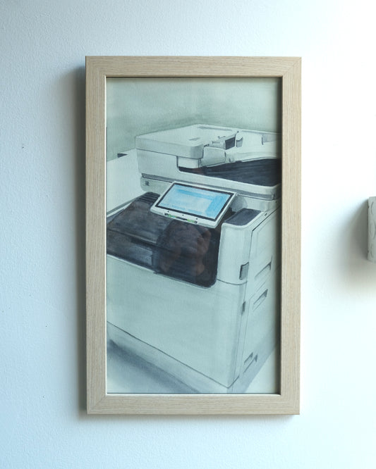 Canon imageRUNNER Multifunction Copier, watercolor painting