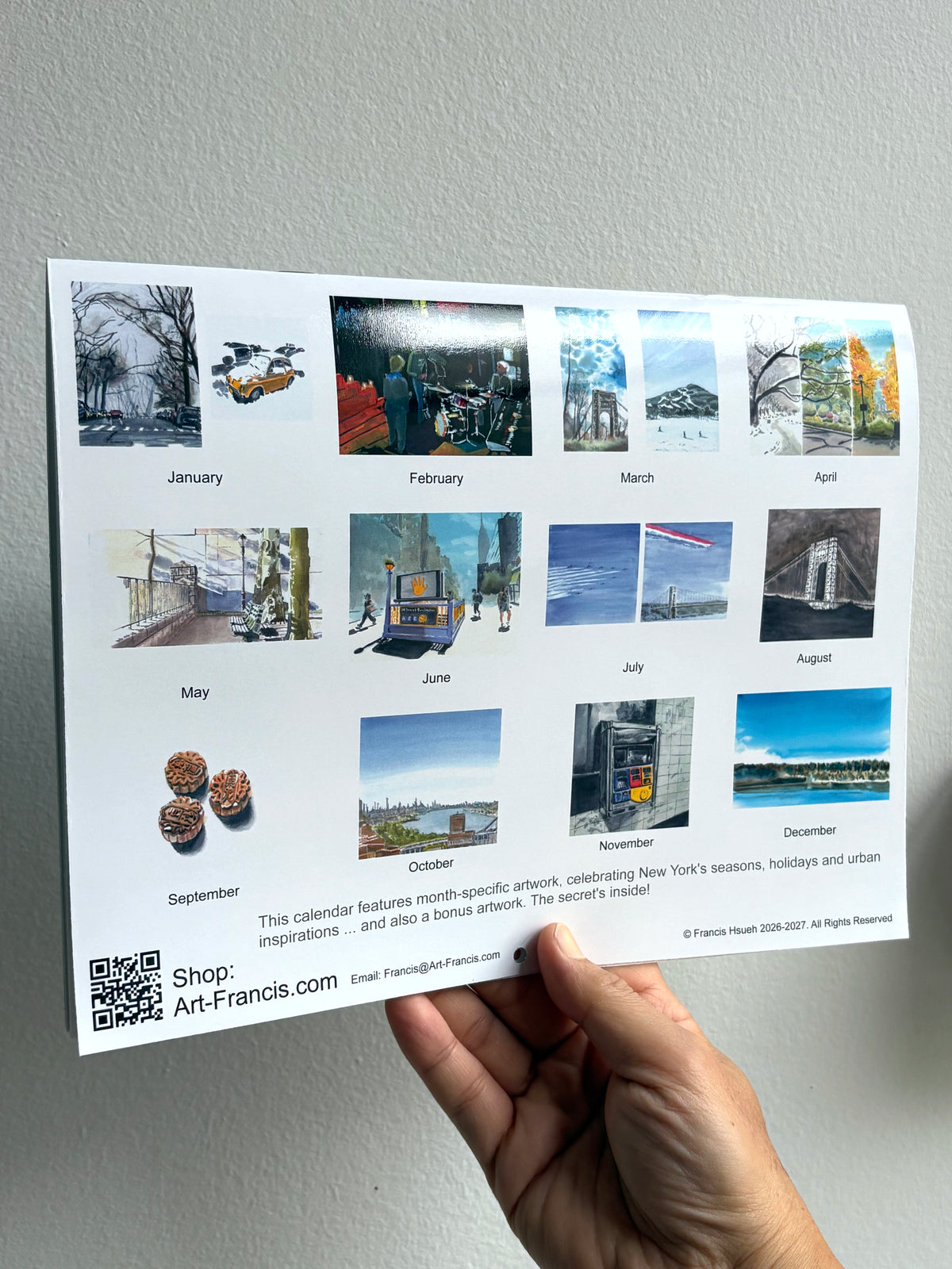 2027 Wall Calendar