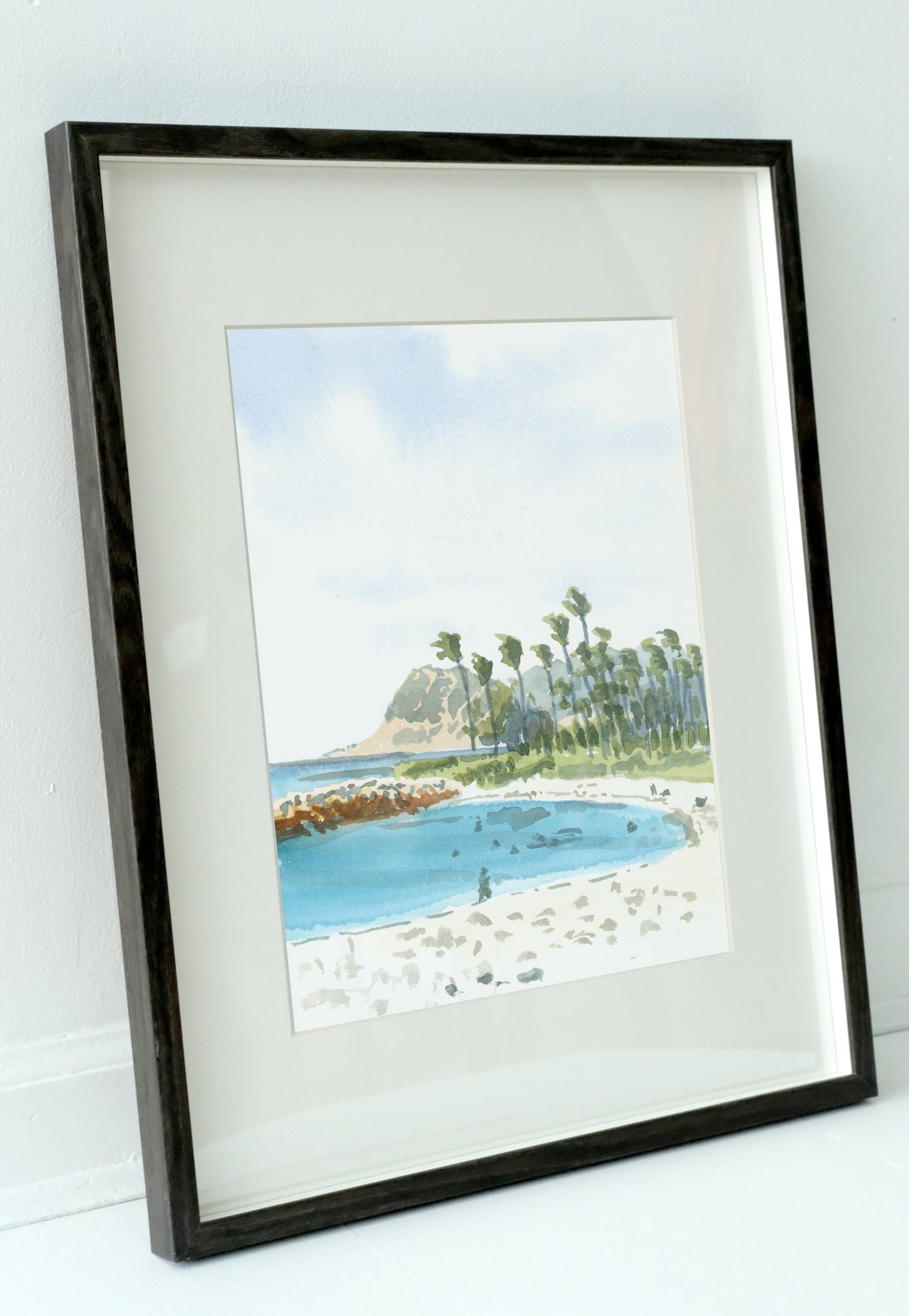 Ko Olina Lagoon 4, Part 2, Oahu, Watercolor, Plein Air