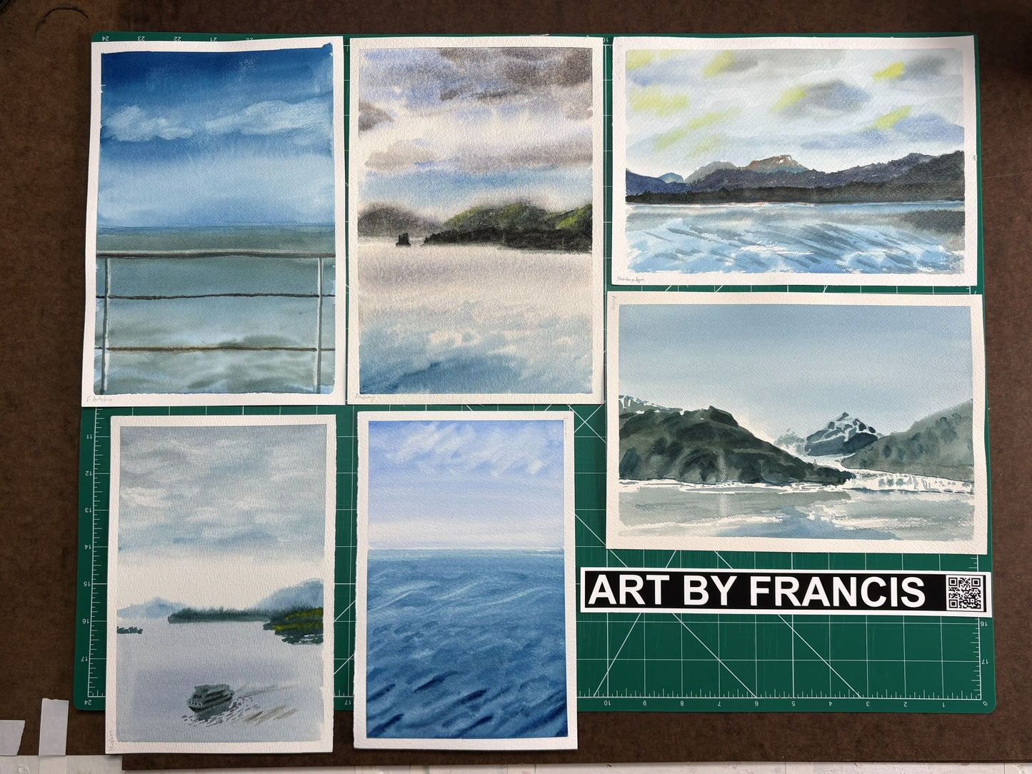 Headed to Victoria, British Columbia, Alaskan Cruise, art print, watercolor