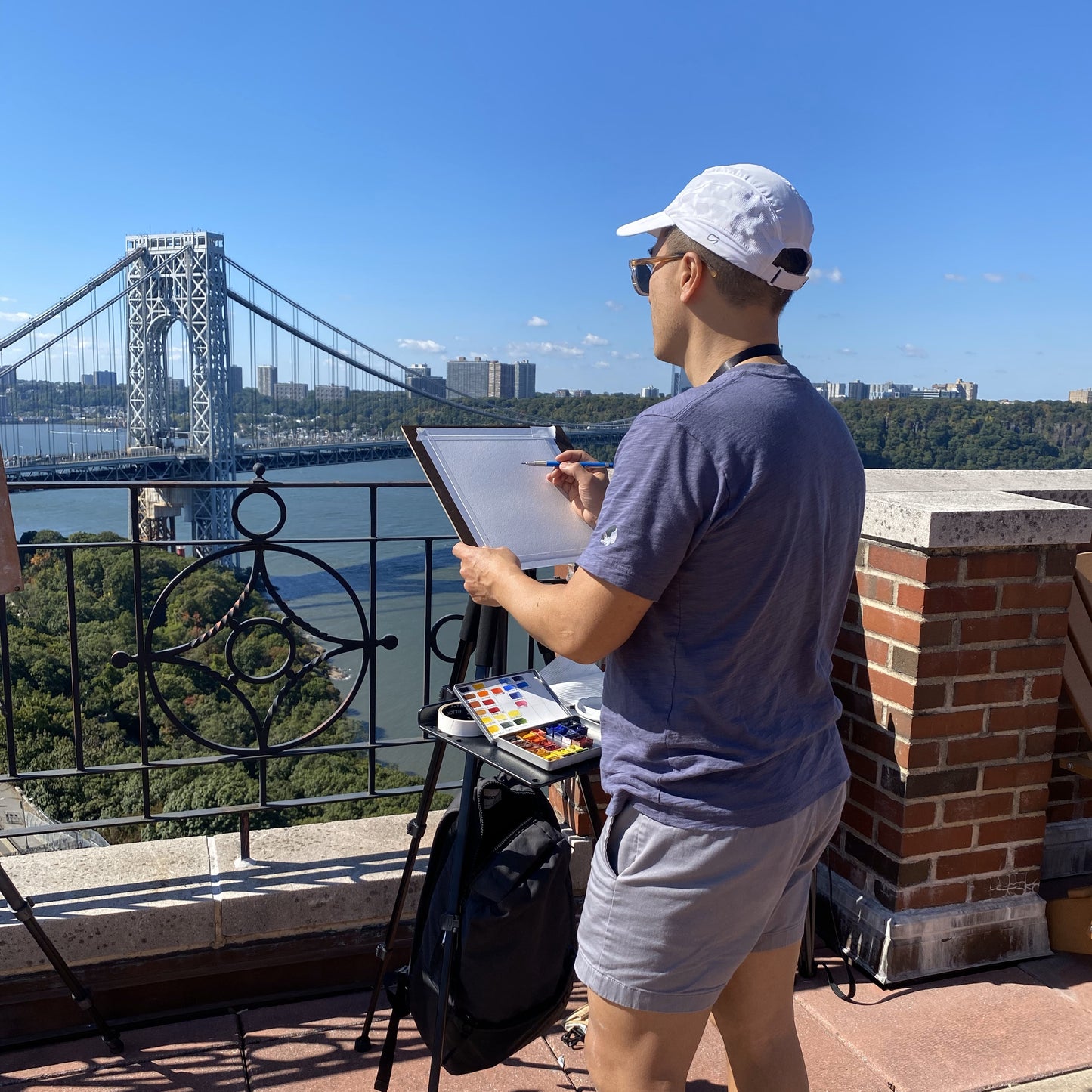 View From Castle Village Rooftop, Downtown and Hudson River