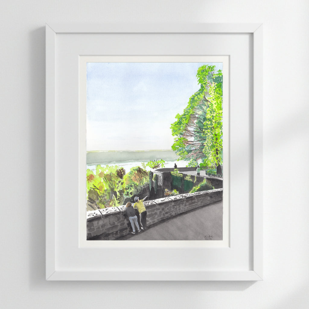 Fort Tryon Park Overlook, Hudson River