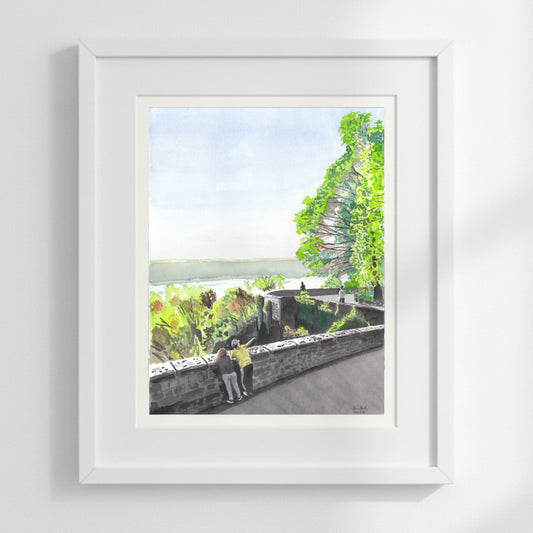 Fort Tryon Park Overlook, Hudson River