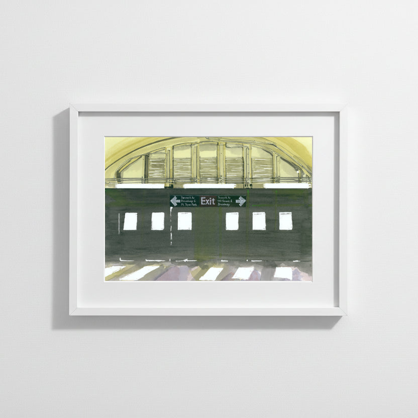 Inside the 190th Street Subway Station