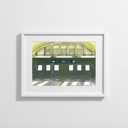 Inside the 190th Street Subway Station