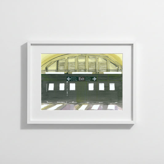 Inside the 190th Street Subway Station