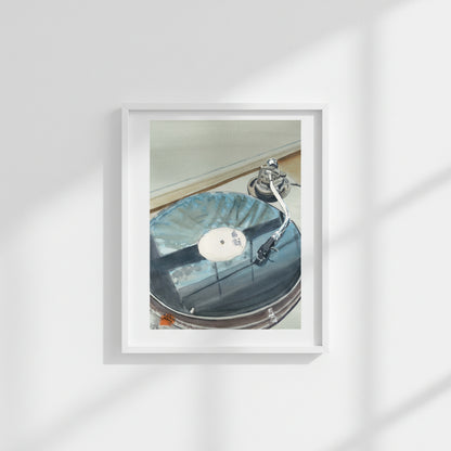 Technics SL-1200MK2 Turntable, Watercolor Painting