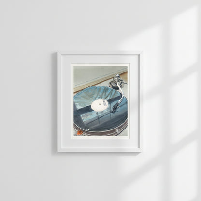 Technics SL-1200MK2 Turntable, Watercolor Painting