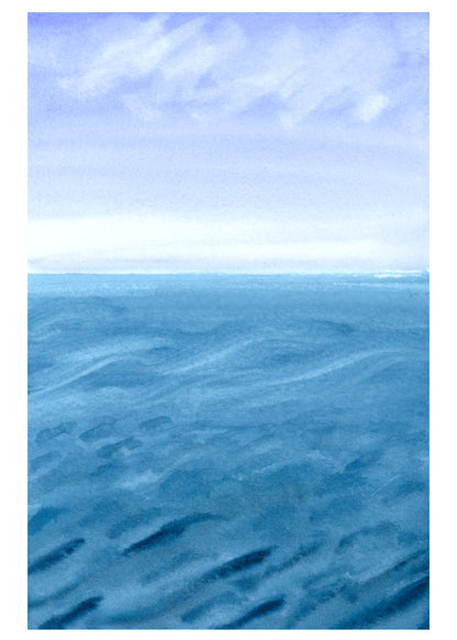 Headed to Victoria, British Columbia, Alaskan Cruise, art print, watercolor