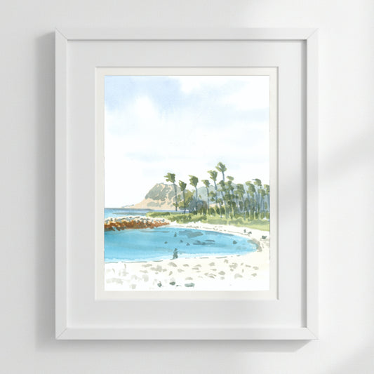 Ko Olina Lagoon 4, Part 2, Oahu, Watercolor, Plein Air
