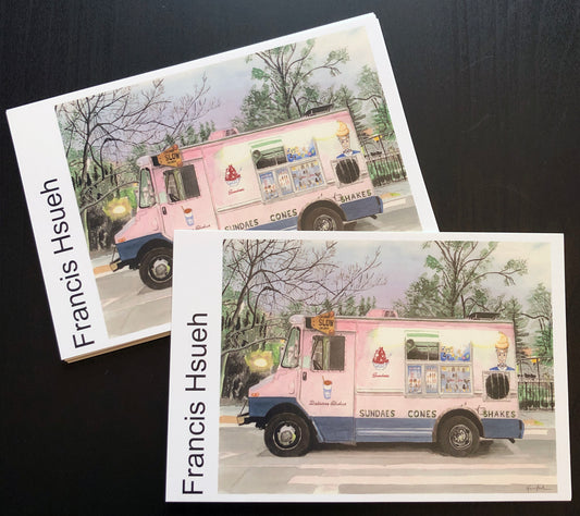 Postcard-Mister Softee Truck Painting