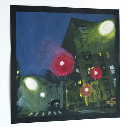 187th Street and Cabrini, Foggy Street Scene